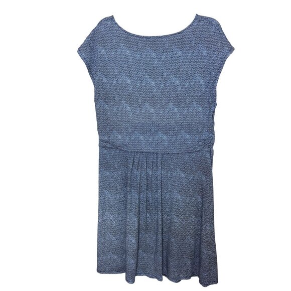 Lands' End Women's Size 2X (20W-22W) Modal Blend Twist front Knee Length Dress - Picture 3 of 9